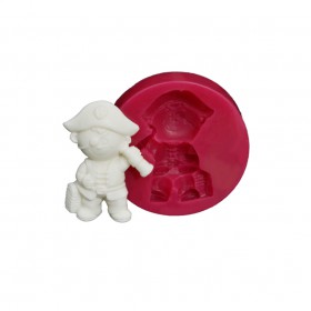 Силиконов калъп "Бебе пират"